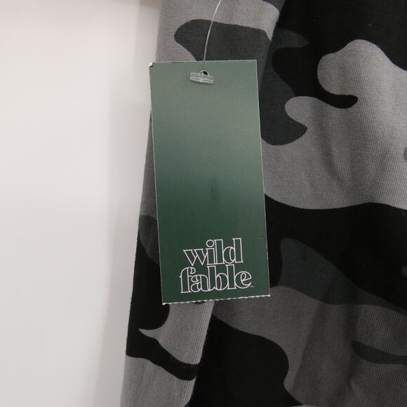 Wild Fable Leggings Gray Black Camouflage Camo Print High Rise Stretch Pants XXL - Picture 8 of 11
